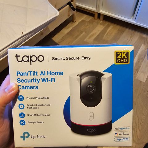 TP-Link Tapo C225 pan/tilt overvåkingskamera