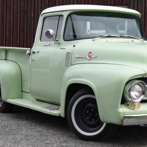 Gangstercap til 1956 Ford F-100 kjøpes