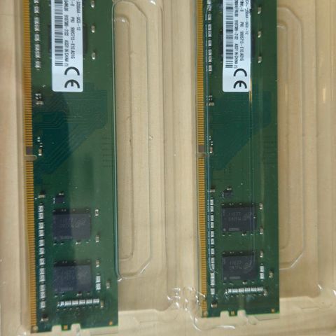 RAM-Brikker pluss en 120 GB SSD