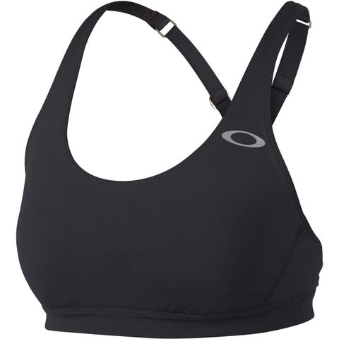 New Oakley black sports bra, size M