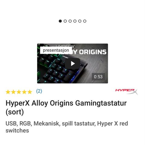 HyperX Gamingtastatur