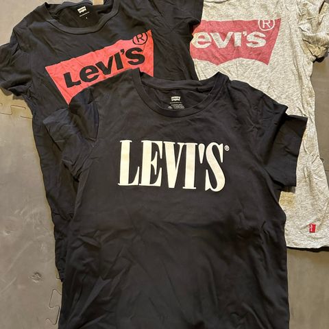 3 stk Levis t-skjorter str s