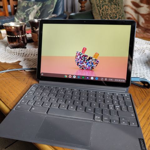 Lenovo Chromebook CT-X636F tablet med tastatur