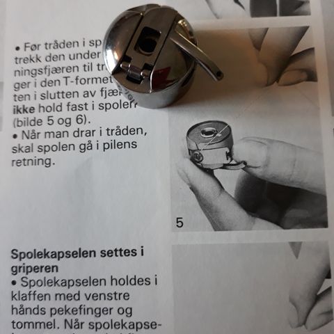 Spolekapsel til Bernina symaskiner