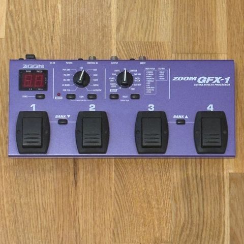 Gitar effektpedal Zoom GFX-1