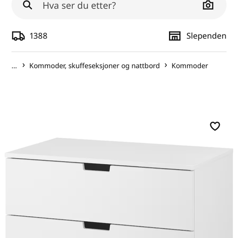 Nordli kommode ikea