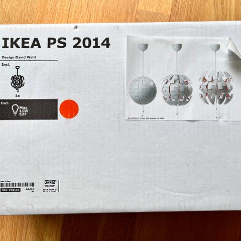 IKEA PS 2014 taklampe oransje