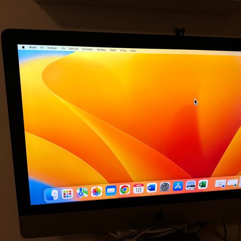 iMac 27" retina 5k 2017, 3,4 GHz  i5, 8 GB 2400 DDR4 minnr