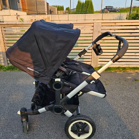 Bugaboo donkey søsken/tvillingvogn