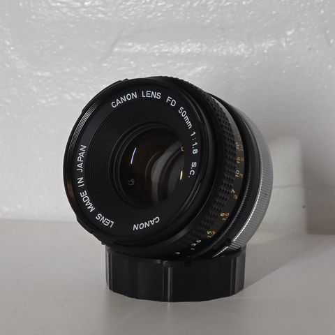 Canon FD 50mm f/1.8 S.C. - Vintage Objektiv