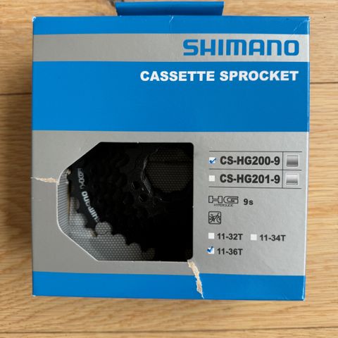 Shimano Cassette CS-HG200-9 11-36T