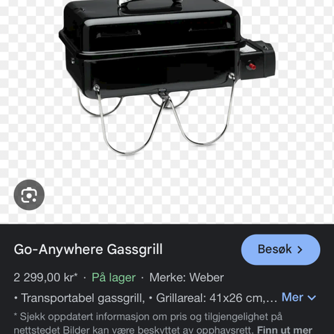 Weber gasgrill Go Anywhere