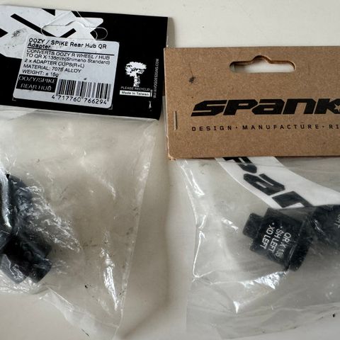 Spank Oozy QR end caps