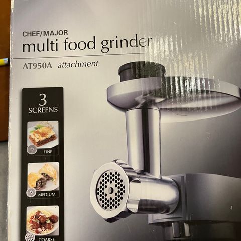 Kenwood multi food grinder