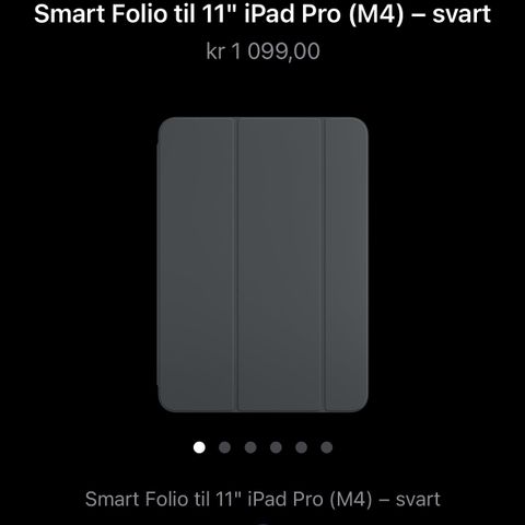 iPad Pro “11“ M4 (smart folio deksel)