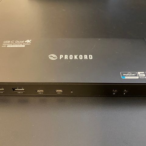 Prokord dockingstasjon for PC og Mac selges