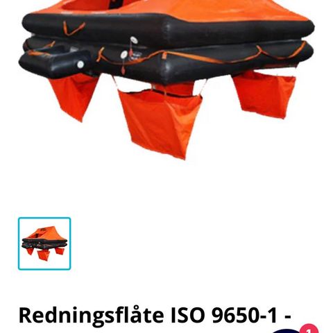 Redningsflåte selges