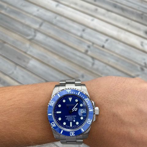 Seiko Submariner «smurf» mod