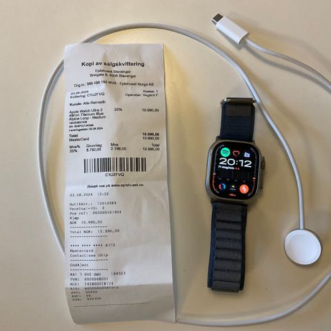 Apple Watch Ultra 2 - nesten ny