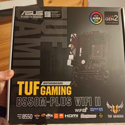 ASUS TUF GAMING B550M-PLUS WIFI II (Uåpnet) - Hovedkort