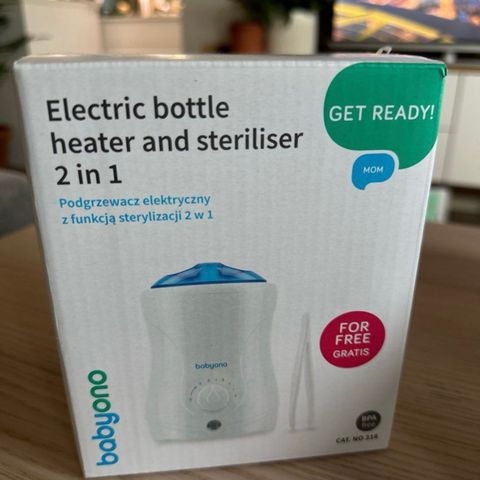 Babyono 2 in 1 flaskevarmer & sterilisator