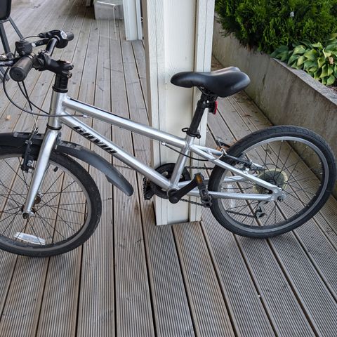 Gavia Ultimate Light 20'' Barnesykkel Sølv, Lett alu ramme, 4-7 år, 8.8 Kg