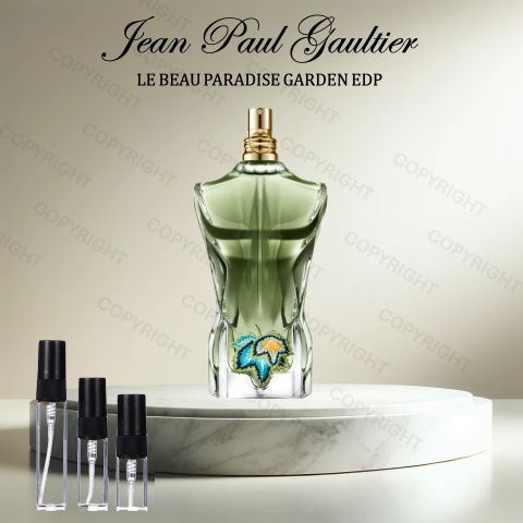 Jean Paul Gaultier Le Beau Paradise Garden edp parfyme tester / dekant