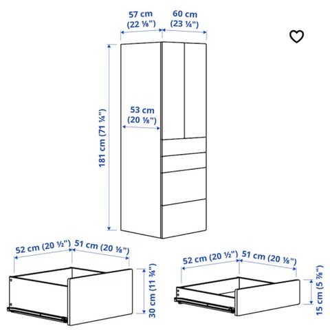 Småstad,Ikea skap,med håndtaket