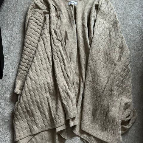 Calvin Klein strikket poncho one size