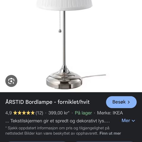 IKEA-lampe