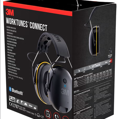 3M WorkTunes Connect hørselvern, Bluetooth