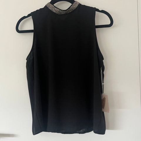 Ny halterneck/turtleneck bluse/topp S