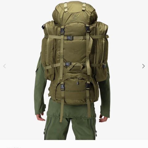 Ubrukt Norrøna recon para ranger 120 liter sekk