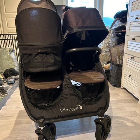 Baby jogger citi mini GT2 double søskenvogn inkl liggedel