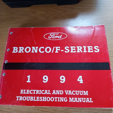 1994 FORD BRONCO/F-SERIE ELEKTRISK OG VACUUM MANUAL