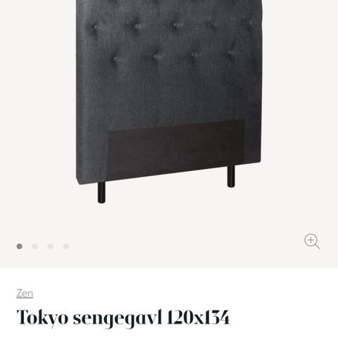 Zen Tokyo sengegavl 2stk. (120cm)