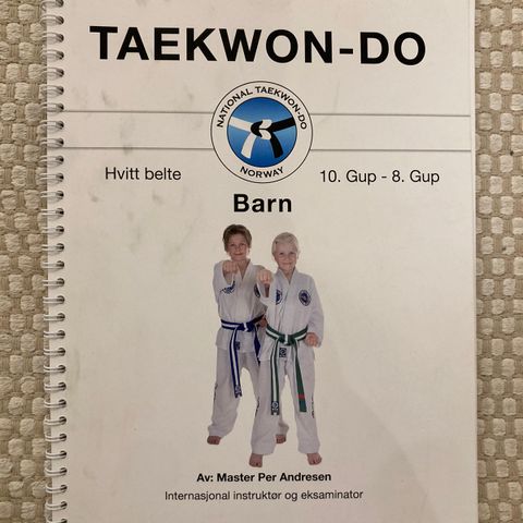 Taekwon-Do bok - Hvitt belte - Barn