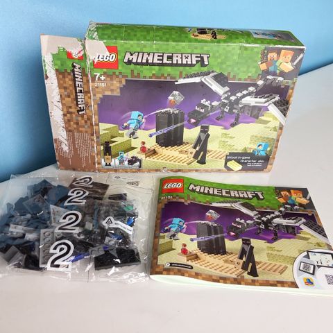 Lego Minecraft Ender Dragon fra 21151