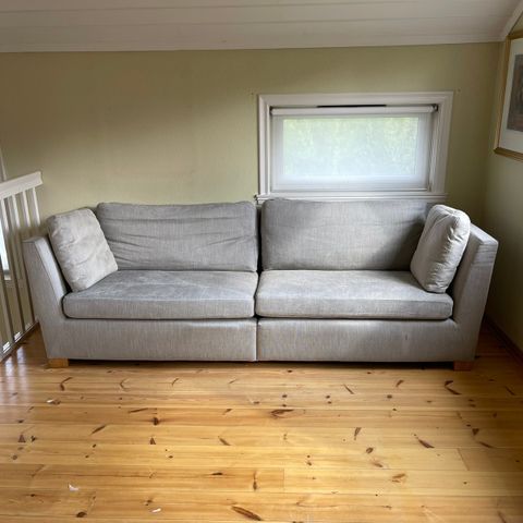 Ikea Stockholm sofa 4 seter i beige stoff