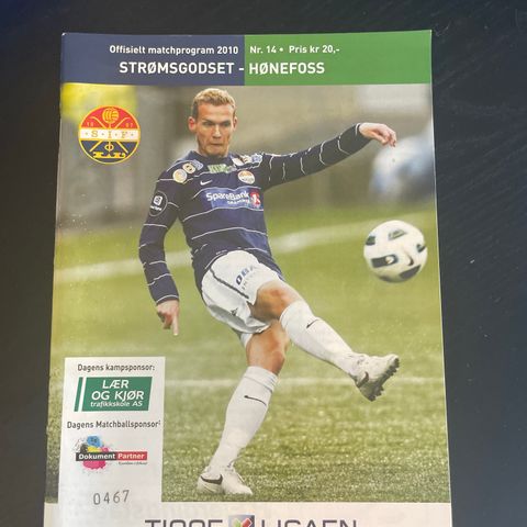 Strømsgodset Matchprogram