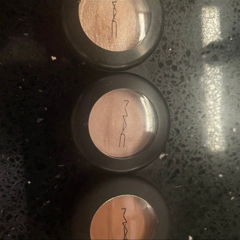 MAC x3 forskjellige eyeshadow