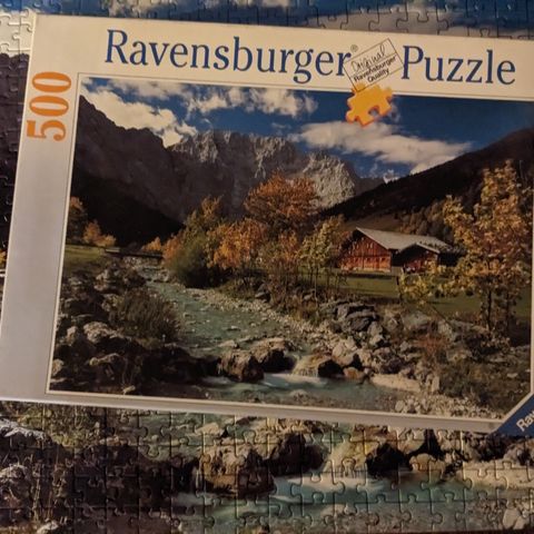 Ravensburger puslespill 500 brikker