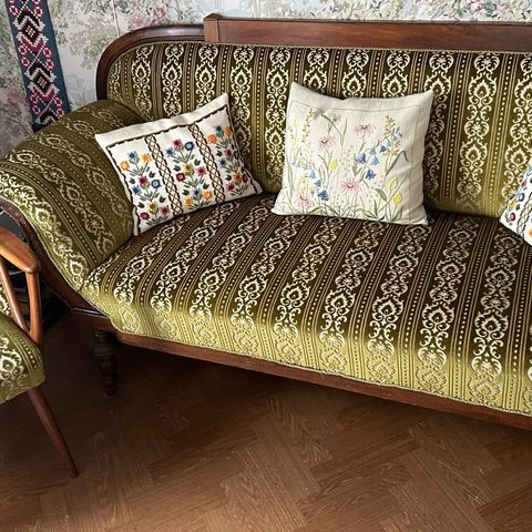 Sofa,lenestol,spisestue