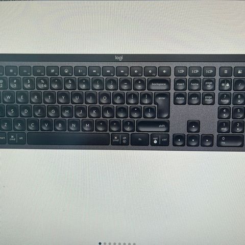 Trådløs. Logitech MX - serien. Engelsk Tastatur.