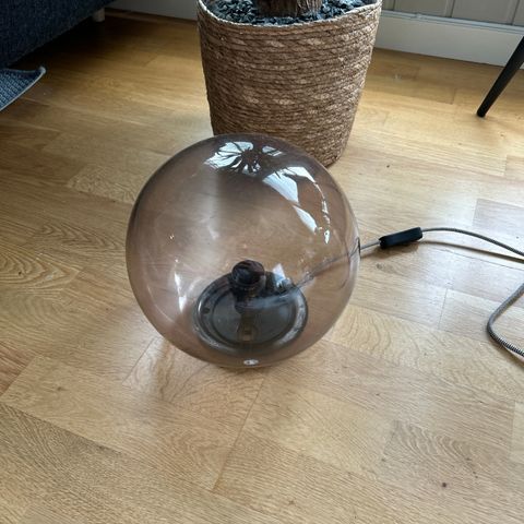 Glass globe lampe