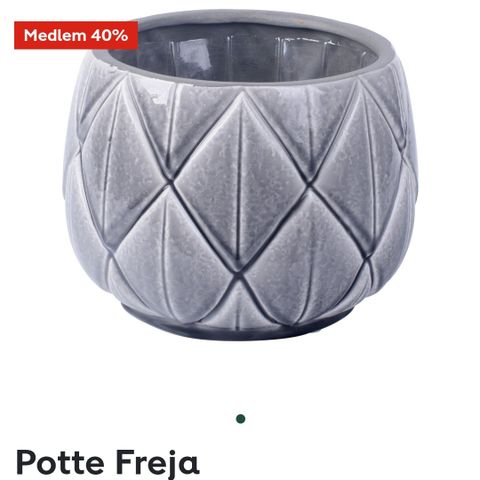 Freja Potte 2 stk