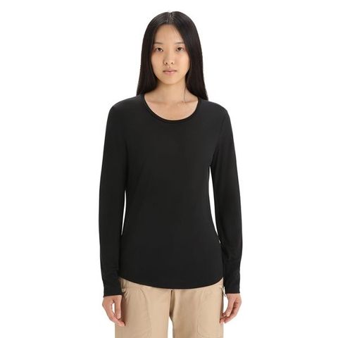 Icebreaker Women Sphere II LS Tee Merimo svart SX  (helt ny - halv pris m)