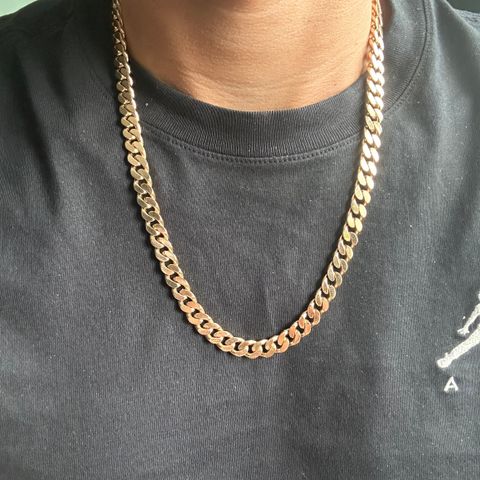 gullkjede 126gram panser BNH Cuban Link  Takst på kr. 200.000