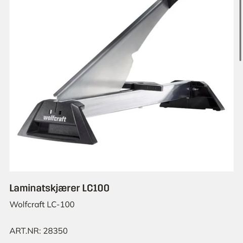 Laminatskjærer