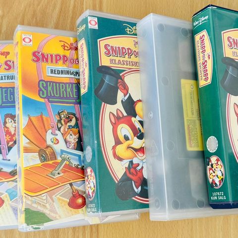 Snipp og Snapp vhs samling